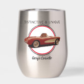Distinct & ユニーク, My Corvette Wine Tumbler (背面)