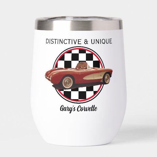 Distinct & ユニーク, My Corvette Wine Tumbler (背面)