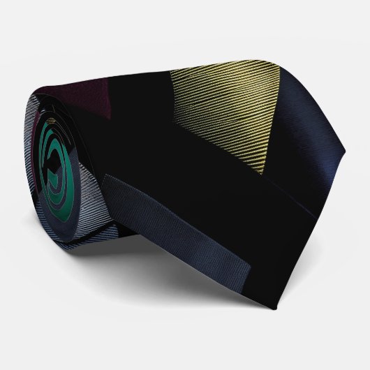 Distinction - negro carbón, azul, verde, burdeos ネクタイ (ロール)