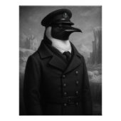 Distinguished Penguin Captain Portrait ポスター (正面)