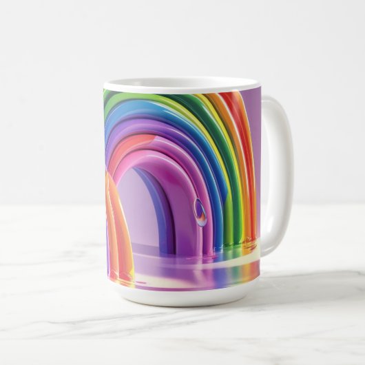 Distorted Rainbows コーヒーマグカップ (正面右)