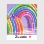 Distorted Rainbows シール (シート)