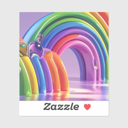 Distorted Rainbows シール (シート)