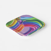Distorted Rainbows ペーパープレート (傾斜あり)