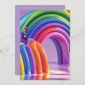 Distorted Rainbows 招待状 (正面/裏面)