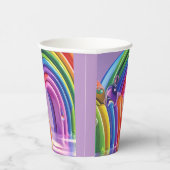Distorted Rainbows 紙コップ (右)