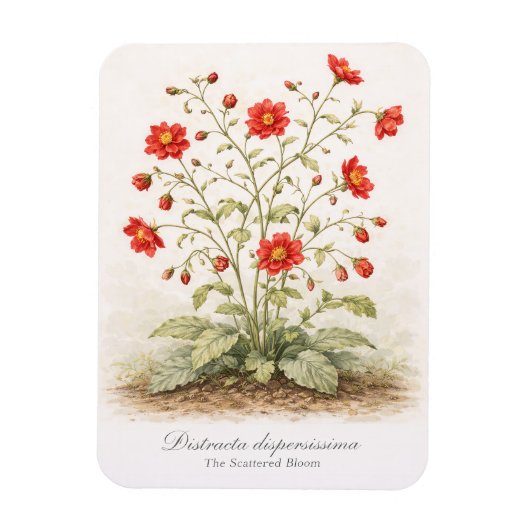 Distracta dispersissima - The Scattered Bloom マグネット (縦)
