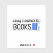 Distracted by Books シール (シート)