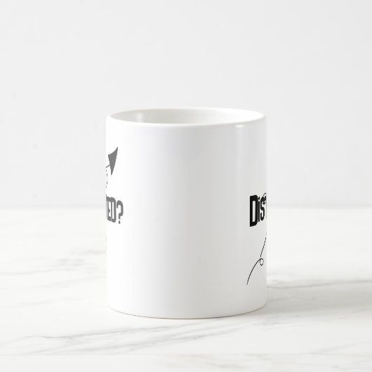 Distracted? Me? ADHD Funny Mug コーヒーマグカップ (中央)