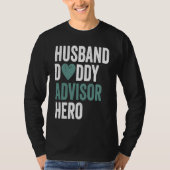 Distressed Advisor  Husband Daddy Advisor Hero Tシャツ (正面)