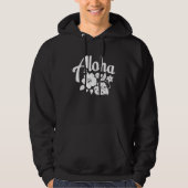 Distressed Aloha Hawaii from the island パーカ (正面)