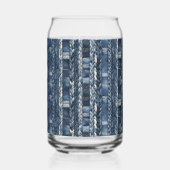 Distressed And Braided Blue Jean Denim ガラス缶 (裏面)