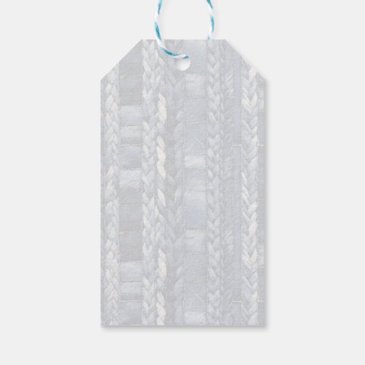 Distressed And Braided Blue Jean Denim ギフトタグ (裏面)