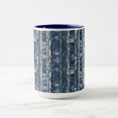 Distressed And Braided Blue Jean Denim マグカップ (中央)