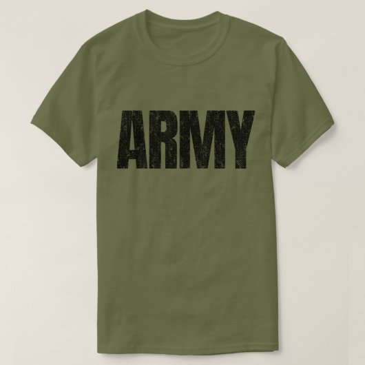 Distressed Army Tシャツ (デザイン正面)