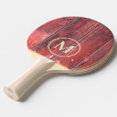 Distressed Barn Boards Monogram 卓球ラケット (正面アングル)