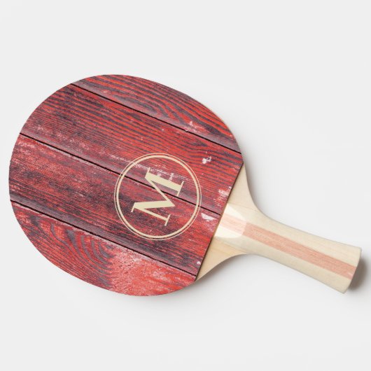 Distressed Barn Boards Monogram 卓球ラケット (横)