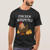 Distressed Chicken Whisperer Gift Chicken Lover Fa Tシャツ (正面)