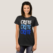 Distressed Crete Greece  Greek Island Crete Tシャツ (正面フル)