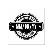 Distressed Custom Wedding Day Date  ラバースタンプ (インプリント)