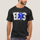 Distressed EMS  911 Emergency Medical Services Tシャツ (正面)