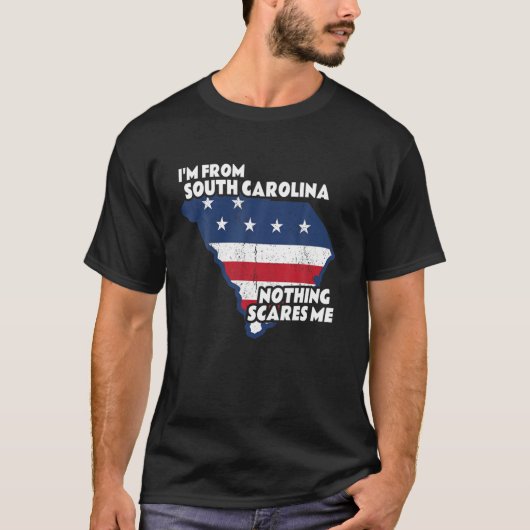 Distressed I'm From South Carolina State Nothing S Tシャツ (正面)