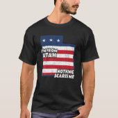 Distressed I'm From Utah Home State UT Nothing Sca Tシャツ (正面)