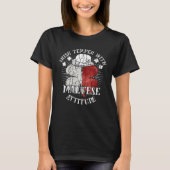 Distressed Irish Maltese Attitude Patriotic Shamro Tシャツ (正面)