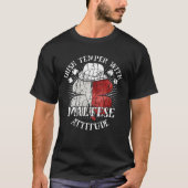 Distressed Irish Maltese Attitude Patriotic Shamro Tシャツ (正面)