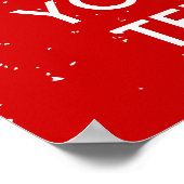 Distressed Keep Calm posters | Vintage WII design ポスター (角)