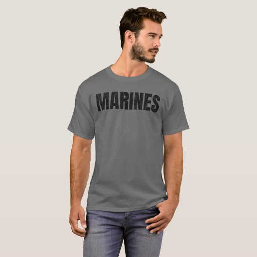 Distressed Marines Tシャツ (正面フル)
