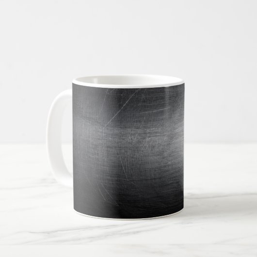 Distressed Metal Plate Mug コーヒーマグカップ (正面左)