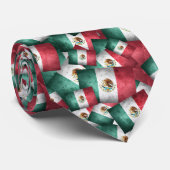 Distressed Mexican Flags ネクタイ (ロール)