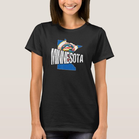 Distressed Minnesota Tシャツ (正面)