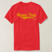 Distressed Muay Thai Kickboxing MMA BJJ Thailand Tシャツ (デザイン正面)