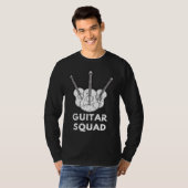 Distressed Musician Music Acoustic Guitar Squad Gu Tシャツ (正面フル)