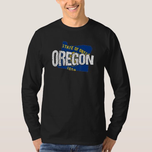 Distressed Oregon Tシャツ (正面)