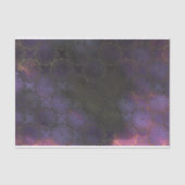 Distressed Ornate Dark Purple Pink Gold Damask  薄葉紙 (正面)