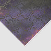Distressed Ornate Dark Purple Pink Gold Damask  薄葉紙 (詳細)