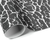 Distressed overlay texture of crocodile or snake s ラッピングペーパー (ロールコーナー)