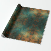 Distressed Patina Copper Vintage Ephemera  ラッピングペーパー (アンロールド)