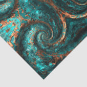 Distressed Patina Copper Vintage Ephemera  薄葉紙 (詳細)