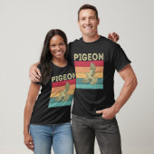 Distressed Pigeon Lover Boys Girls Retro Style Pig Tシャツ (ユニセックス)