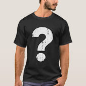 Distressed Question Mark Tシャツ (正面)