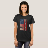 Distressed Rugby 4th of July USA Rugby American Fl Tシャツ (正面フル)