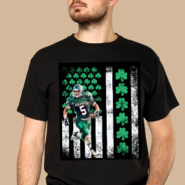 Distressed St. Patrick’s Day Football T- shirt  Tシャツ