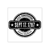 Distressed U.S. History Dates Constitution Day ラバースタンプ (インプリント)