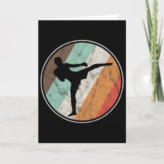 Distressed Vintage Kickboxing Muay Thai カード (正面)
