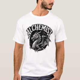 Distressed Winged Serpent Alchemist Graphic Tシャツ