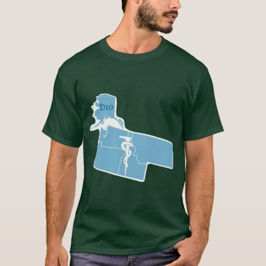 District 10 Athletic Trainers Tシャツ (正面)